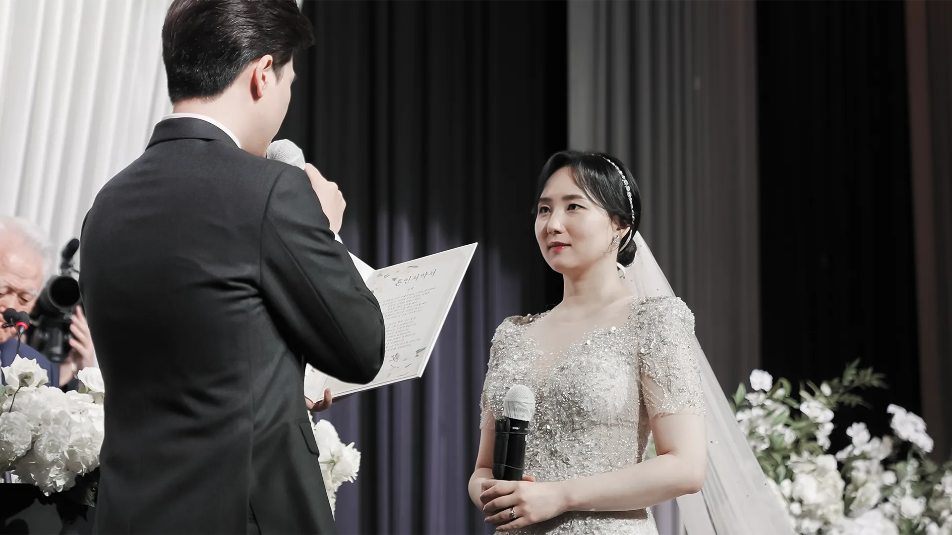 MJ컨벤션 파티오볼룸에서 진행한 혼인예배 웨딩영상