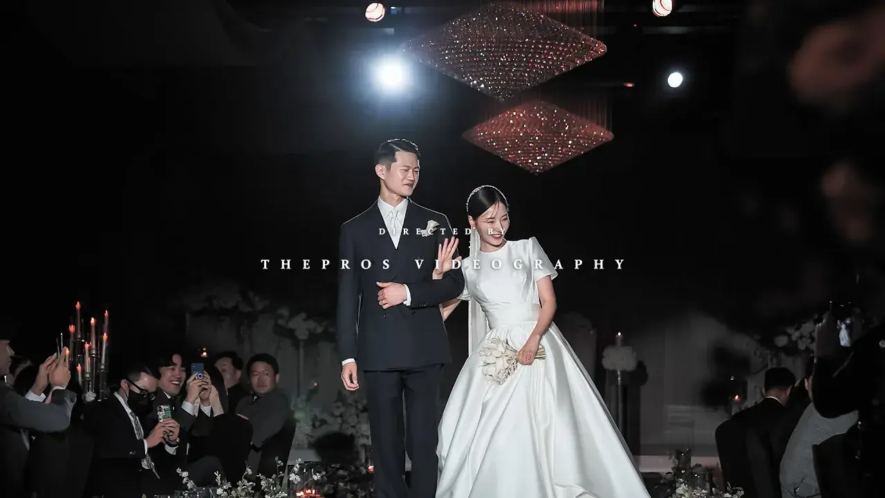 더컨벤션 송파문정에서 진행된 웨딩촬영과 본식영상