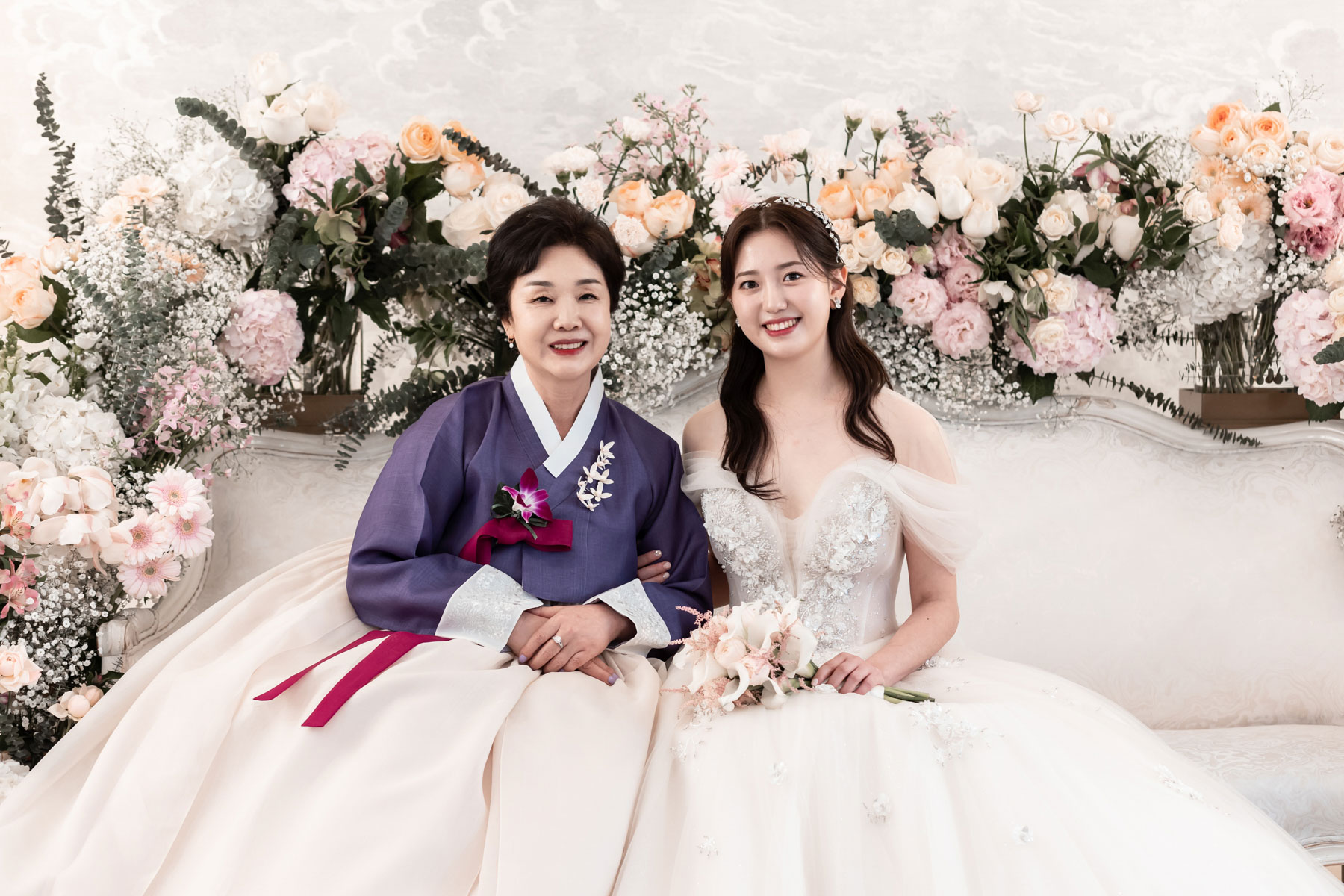 여의도 루나미엘레 양가 어머님 기념사진
