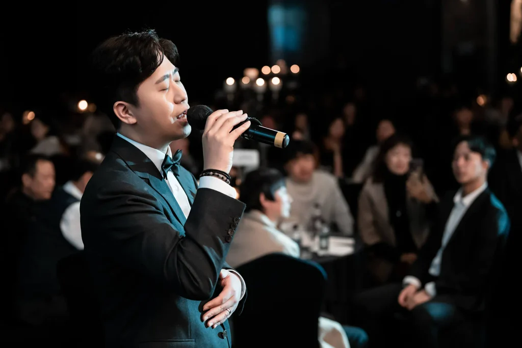 신랑이 직접 부르는 축가 웨딩스냅