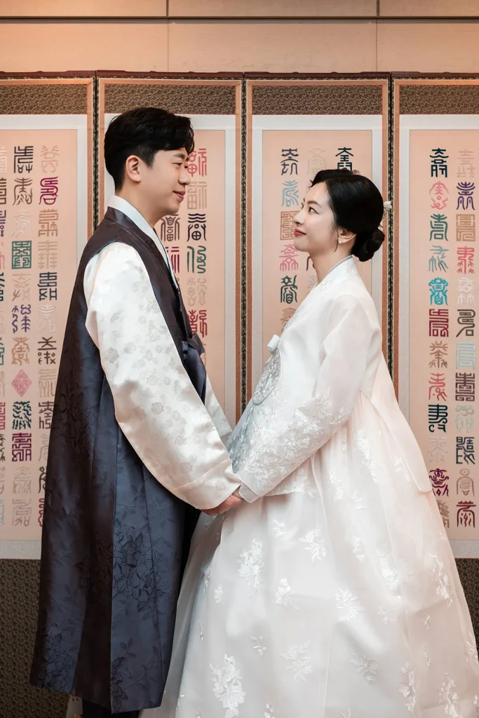 삼정호텔 웨딩 한복 신랑신부 폐백 촬영